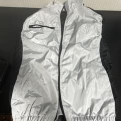 空調作業服 ベスト型 シルバー ブラック Lサイズのサムネイル