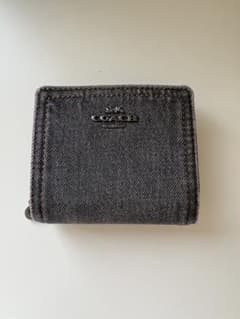COACHデニム 財布 黒のサムネイル
