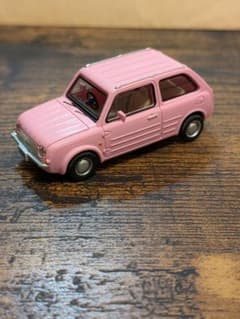 日産　パオ　ピンク PAO ミニカー　ニッサン　パイクカーコレクションのサムネイル
