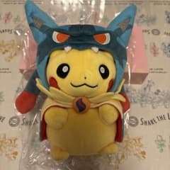 ポケセン　ピカチュウ　ポンチョ　メガルカリオ　ぬいぐるみ