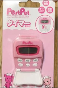 タイマー　時計　キッチンタイマー　ポストペット　モモ　コモモ　post petのサムネイル