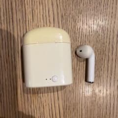 ワイヤレスイヤホン 充電ケース付き ホワイト 片耳のみ ジャンク品