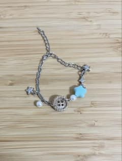 ハンドメイド　ブレスレット　ボタン　星のサムネイル