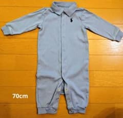 Ralph Lauren ベビー ロンパース 70cm ライトブルーのサムネイル