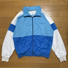 80s〜 adidas トラックジャケット L相当 OPTIジップ ユーロ 80s adidas OPTI ZIP トラックジャケット ジャージ L 水色 - メルカリ