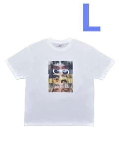 マインデニム Eye Print Crewneck T-SH Lサイズ ホワイト - メルカリ