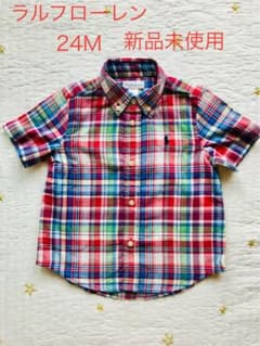 【新品未使用】ラルフローレン半袖シャツ　24M/90サイズのサムネイル