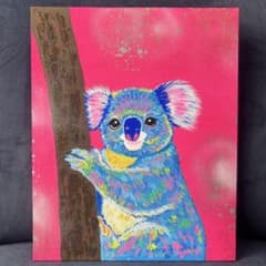 ⭐️コアラ⭐️絵画 原画 現代アート キャンバス アクリル画 カラフル