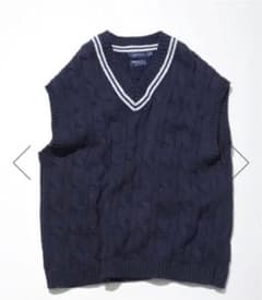 売り切り❣️NAUTICA Tennis Cotton Vest：Lのサムネイル