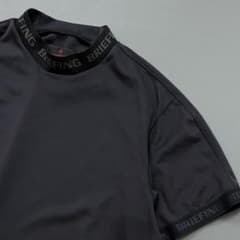 美品✨ブリーフィング ロゴ リブ ハイネック リラックスフィット XL 美品✨ブリーフィング ロゴ リブ ハイネック リラックスフィット XL