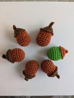 ハンドメイド 編み物 あみぐるみ キノコのサムネイル