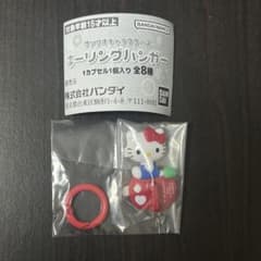 ガチャガチャ サンリオキャラクターズ キーリングハンガー キティ めじるしのサムネイル