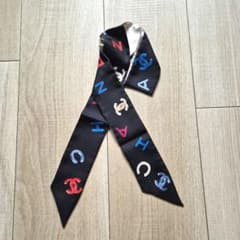 ☆正規品☆新品☆CHANEL☆スカーフ☆ リボン☆リバーシブル☆ヘア