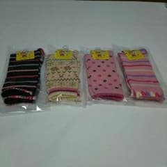 新品～9㎝から15㎝女の子ベビー靴下4足セットです。のサムネイル