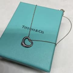 ティファニー オープンハート ラージハート ネックレス 925 81118