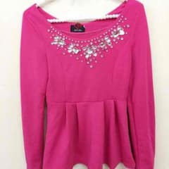 DaTuRa ピンクチュニック トップスのサムネイル
