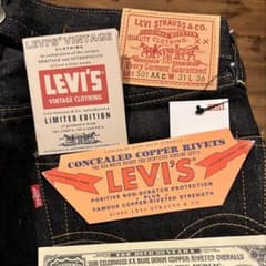 F*ん様 98年製リジットバレンシア製555刻印 限定品 リーバイス LVC 5