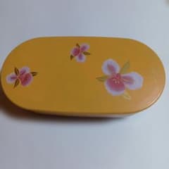 重箱 弁当箱 花柄 黄色　桂由美のサムネイル