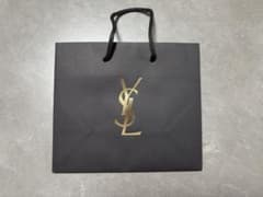 YSL ロゴ入り 黒 ショップ袋 中型のサムネイル