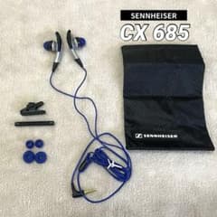 【美品】SENNHEISER x  コラボ CX 685 イヤホン 美品】SENNHEISER x adidas コラボ CX 685 イヤホン - メルカリ