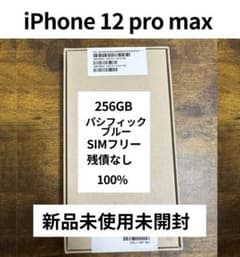 iPhone 12 pro max パシフィックブルー 256GB 新品未使用のサムネイル
