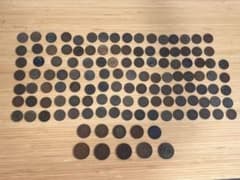 n*3様 【まとめ売り】明治•大正 古銭 二銭•一銭 126枚 総重量577.6のサムネイル