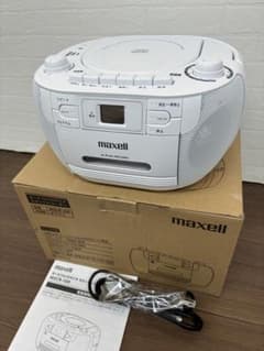 maxell MXCR-100 ポータブルCDラジオ カセットレコーダー - メルカリ