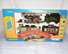 当時物　蒸気機関車　機関車　模型　ウエスタン エキスプレス　線路有　アンティーク