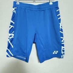 ヨネックス　バドミントン　ハーフパンツ size: S フィットスタイル　青 YONEX バドミントンハーフパンツ size: M フィットスタイル 青 - メルカリ
