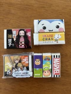 キャラクター消しゴムセット 7個 - メルカリ