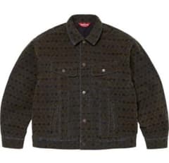 セットアップ Supreme Flocked Denim モノグラム柄 24AW - メルカリ