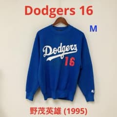 Dodgers 16 1995 野茂英雄 公式トレーナー M 当時品 長期保管 - メルカリ