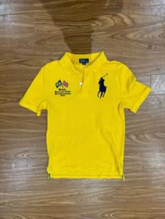 Ralph Lauren ビッグポニー ポロシャツ イエロー y2k swag - メルカリ