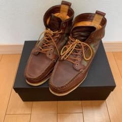 ナイジェルケーボン×ユケテン レザー×ツイード LOW ブーツのサムネイル