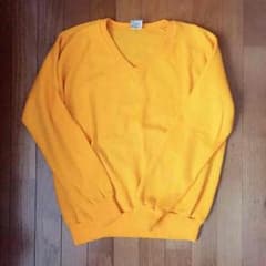 着画あり◎古着屋さんの山吹色ニットのサムネイル