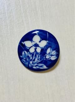 清水焼　ブローチ　帽子　スカーフにも