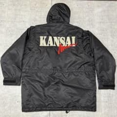 90s KANSAIMAN バックビッグロゴ ナイロンジャケット カンサイマン 