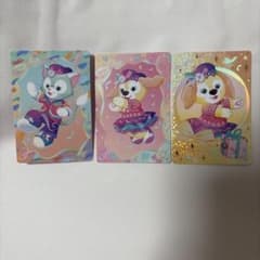 香港ディズニーランド 20周年 カード 3枚セットのサムネイル