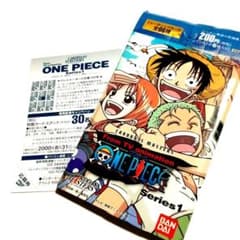ONE PIECE カードダスマスターズ　58枚 ONE PIECE トレジャーカードダスマスターズの袋とキャンペーン