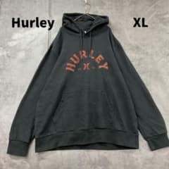 할리 로고 프린트 파커 블랙 풀오버 뒤 기모 XL[8149]