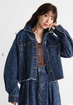 即購入OK】値下げ Vin レオパードデニムジャケット ヤマダヤ - メルカリ
