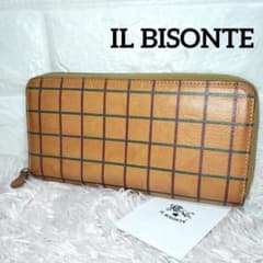 IL BISONTE イルビゾンテ プレイド格子柄 ラウンドファスナー長財布 m10212239702_1.jpg?1780574826