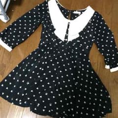 Bye Bye♡スカパンワンピ♡トランプ柄♡美品 アンクルージュ ワンウェイ 系のサムネイル