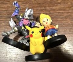 （3体セット）amiibo ピカチュウ・リュカ・ウルフのサムネイル