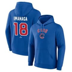 今永昇太 シカゴ・カブス IMANAGA 18 プルオーバーフーディ 門*士様 今永昇太 シカゴ・カブス IMANAGA 18 プルオーバーフーディ