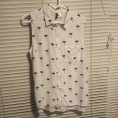H&M ノースリーブ ヤシの木 LL 大きいサイズのサムネイル