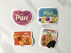 퓨레구미 이치 반 쿠지 스티커 4 장 세트