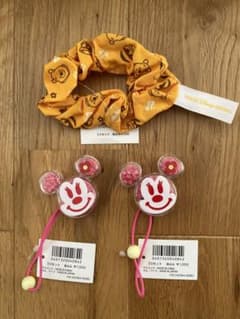 ディズニー　ヘアゴム　３点セットのサムネイル