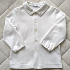 お値下げ！ファミリア 長袖シャツ 白 90cmのサムネイル
