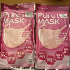 Pure i MASK ソフトピンク 3枚入り　2セットのサムネイル